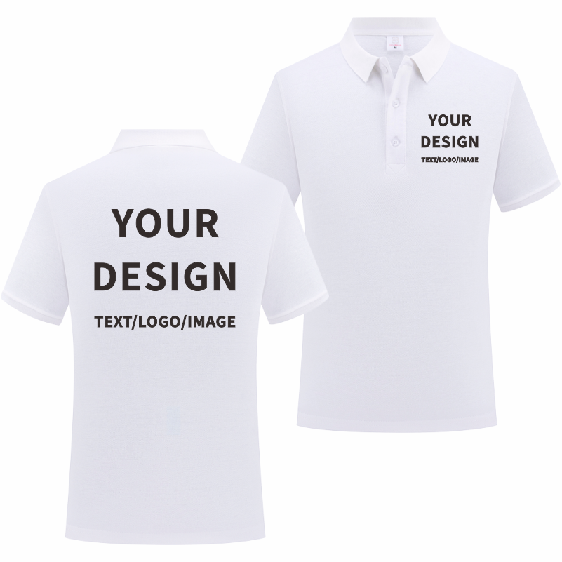 Embroidery Design Logo - Polo de negócios de verão logotipo