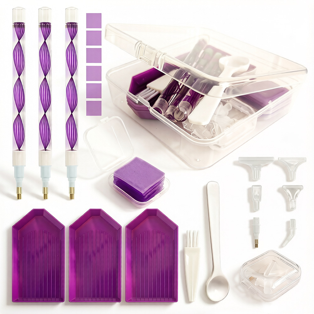 Embroidery Underlay - Kit de Ferramentas para Pintura Diamante