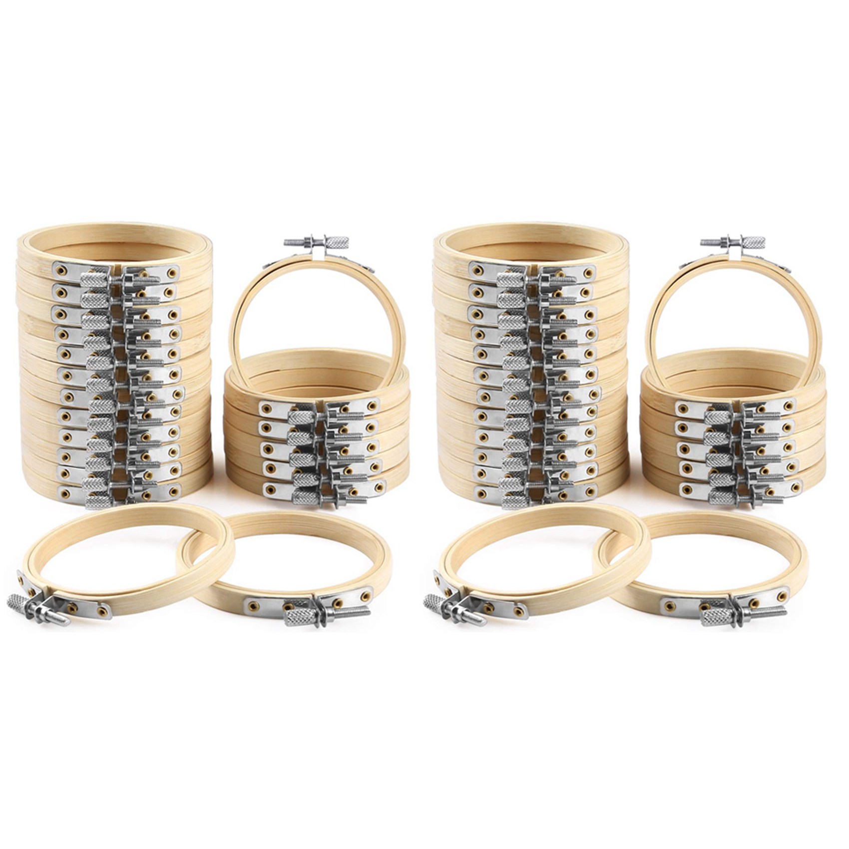 Embroidery Hooping - AS94-40 Peças de 3 Polegadas, Aros