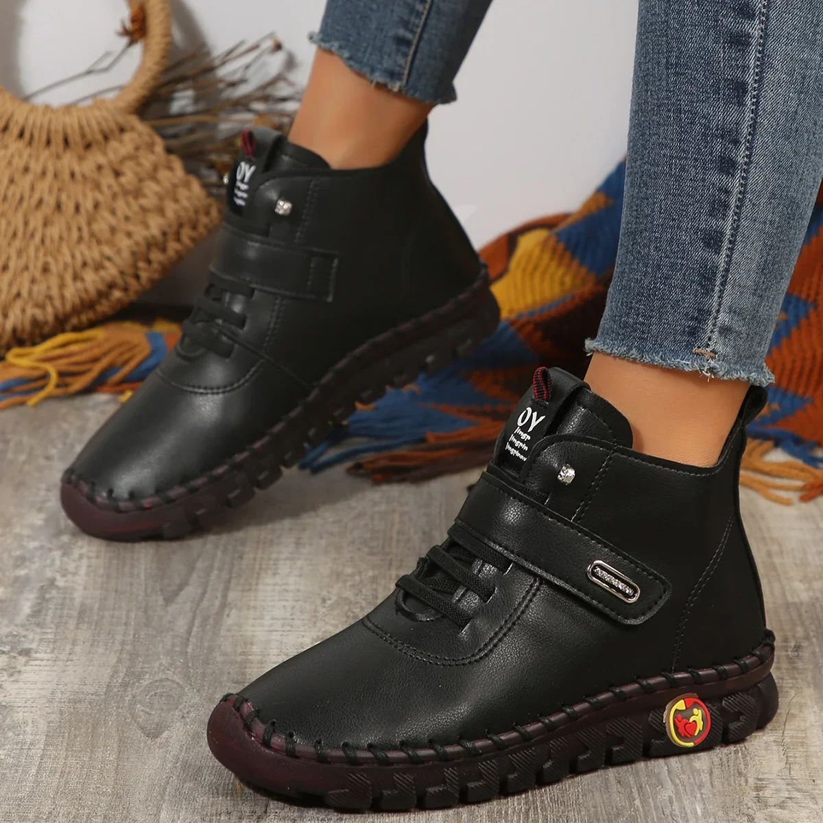Embroidery Yarn - Botas mulher inverno 2025 novas botas