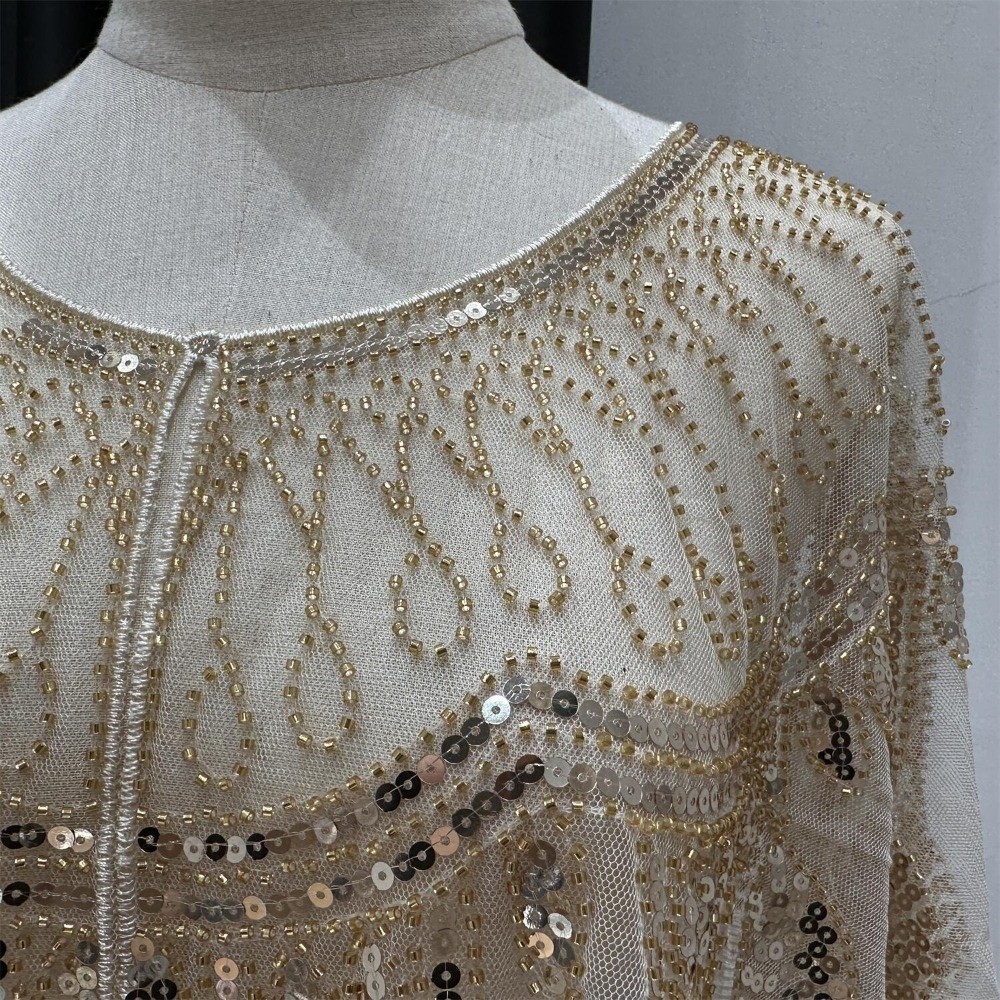 Embroidery Shawl - Xale de Moda Estilo Flapper Anos