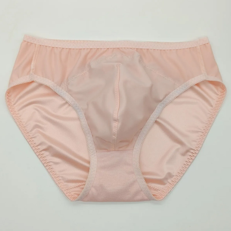 Embroidery Underwear - Cuecas Masculinas Rosa com Bordado em