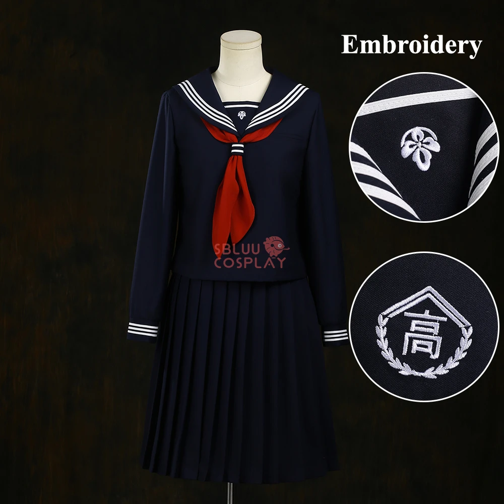 Embroidery Outfit - Sbluucosplay shimizu hinako cosplay traje bordado