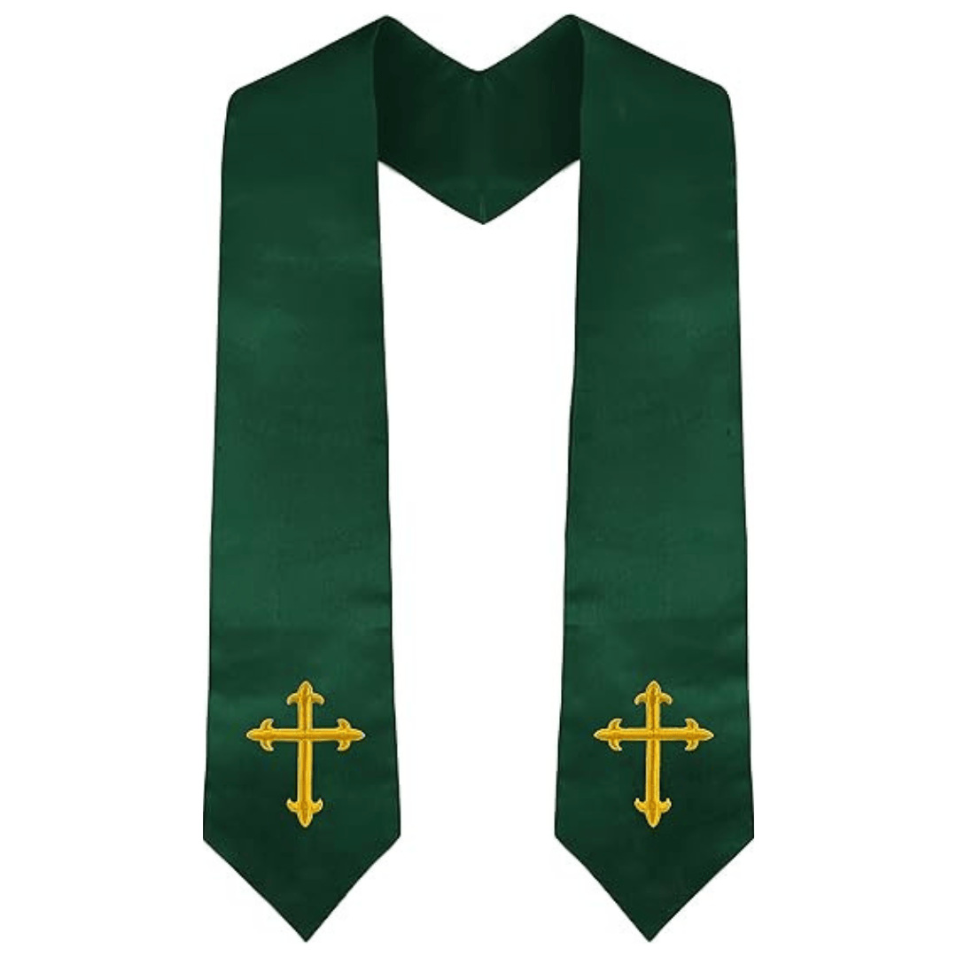 Embroidery Underwear - Estola Clerical Reversível Dupla Face com