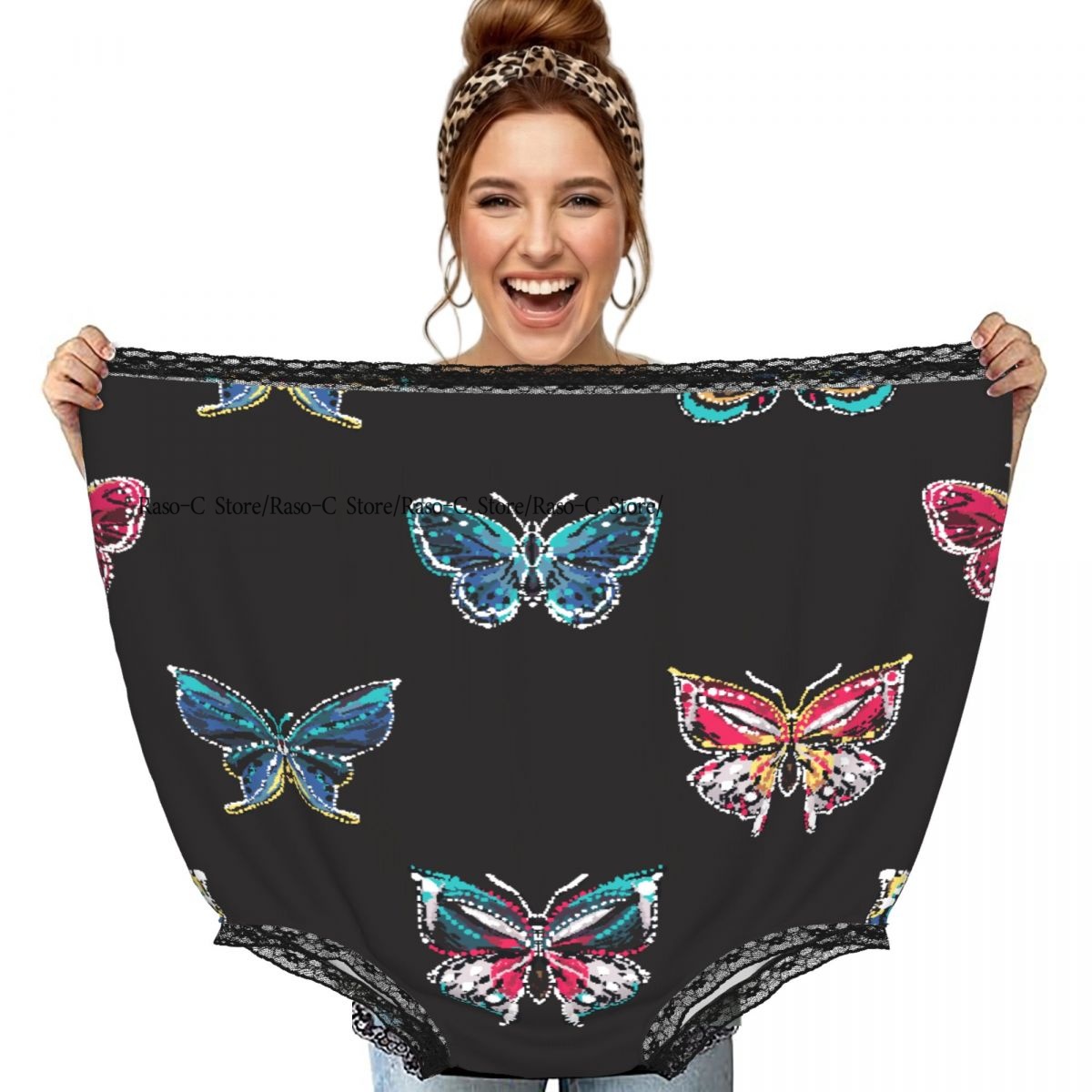 Embroidery Underwear - Calcinhas Engraçadas para Avó com Bordado