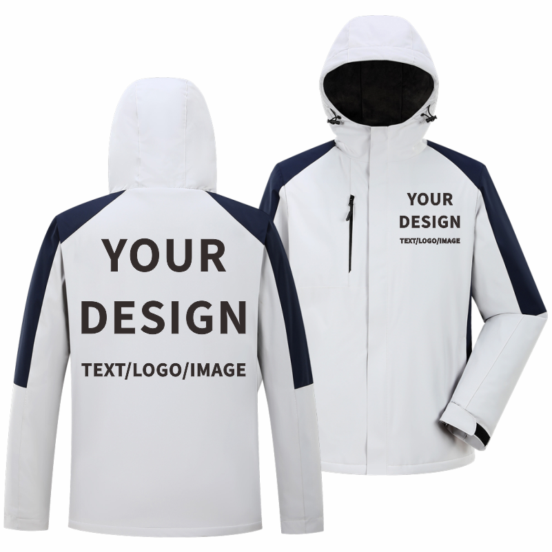 Embroidery Design Logo - Jaqueta casual de inverno logotipo personalizado