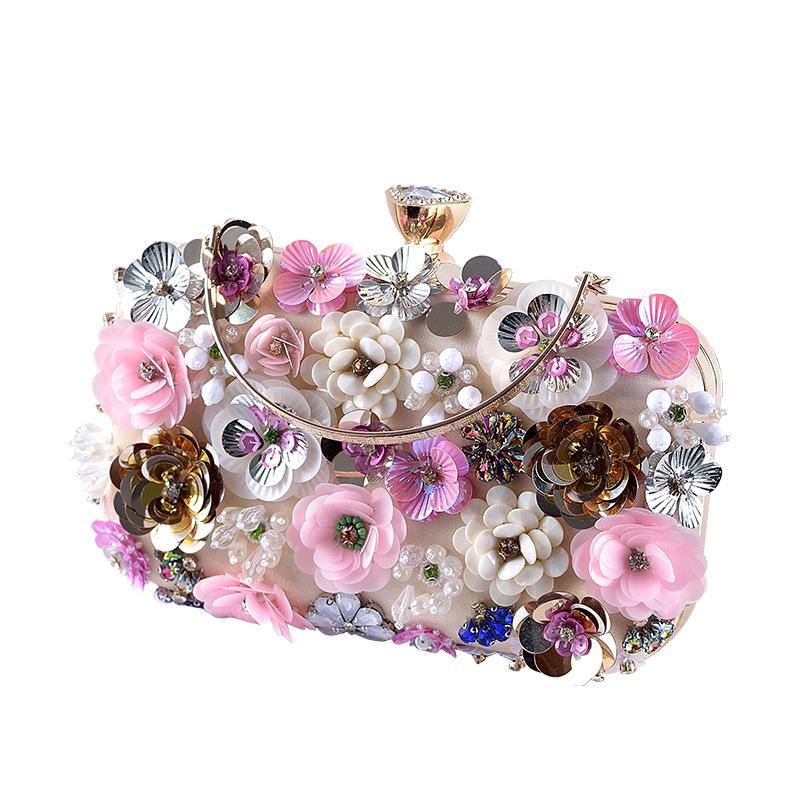 Embroidery Daisy - Moda feminina sacos flor diamantes bordado