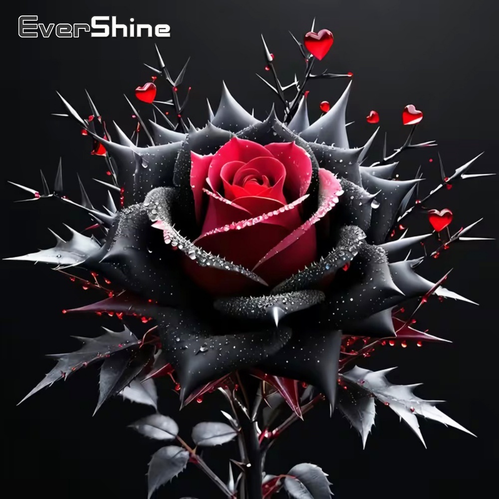 Embroidery Daisy - Evershine pintura diamante rosa flor mosaico
