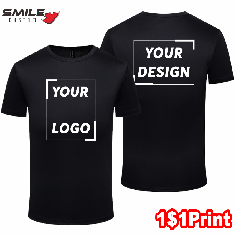 Embroidery Logo - Camiseta esportiva de manga curta masculina