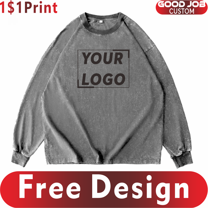Embroidery Design Logo - Camisetas personalizadas vintage camisas de manga