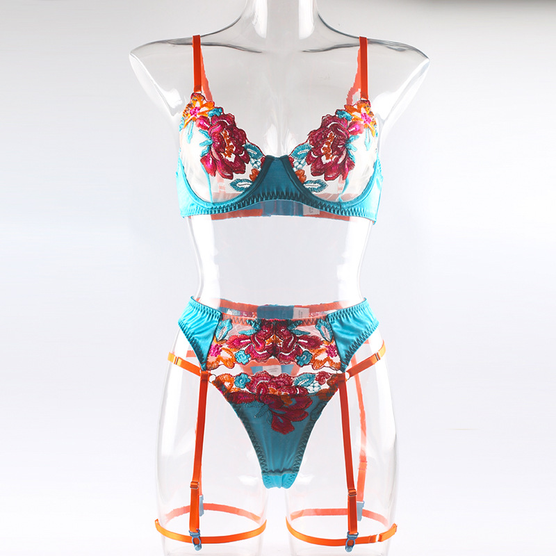 Conjunto Erótico Sexy de Renda - Embroidery Underwear avaliação e preço