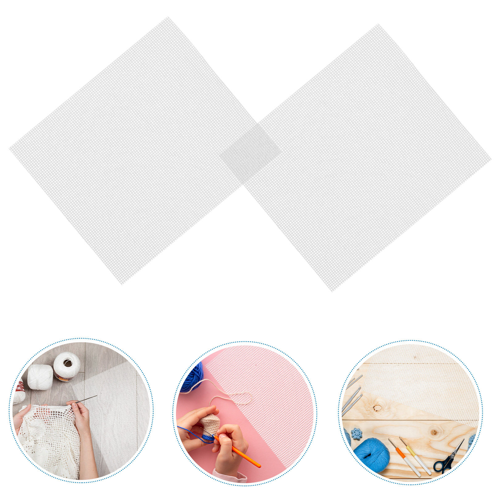 4 Peças de Telas Plásticas de  - Embroidery Yarn avaliação e preço