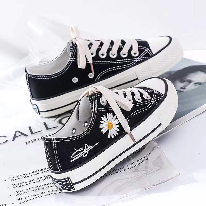 Tênis Feminino de Lona com Bor - Embroidery Shoes avaliação e preço