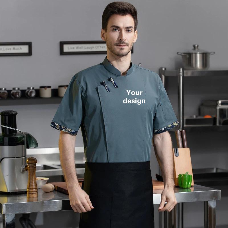 Uniforme de Chef de Verão com  - Embroidery Kitchen avaliação e preço