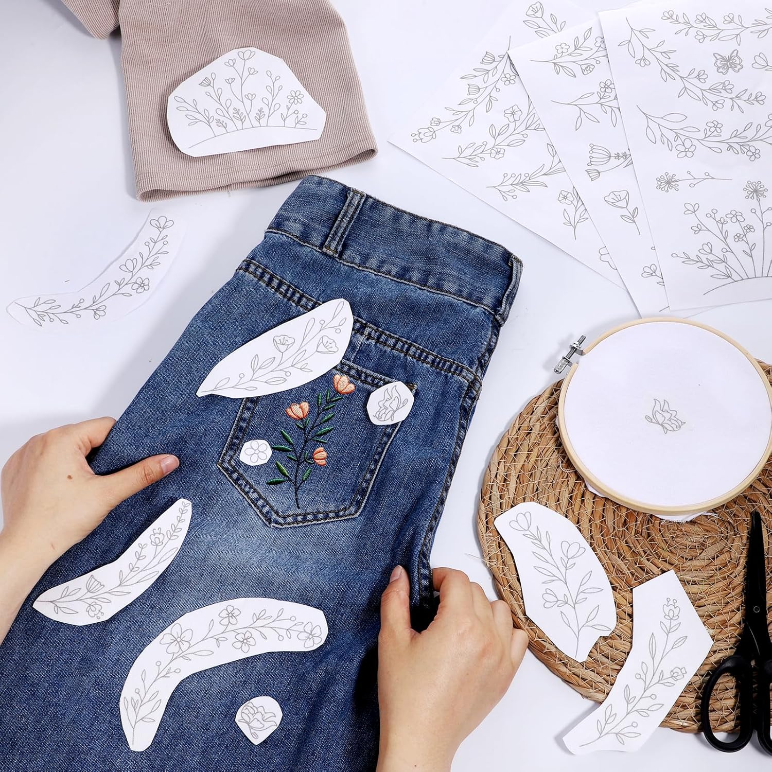 Papel de Bordado Solúvel em Ág - Embroidery Daisy avaliação e preço
