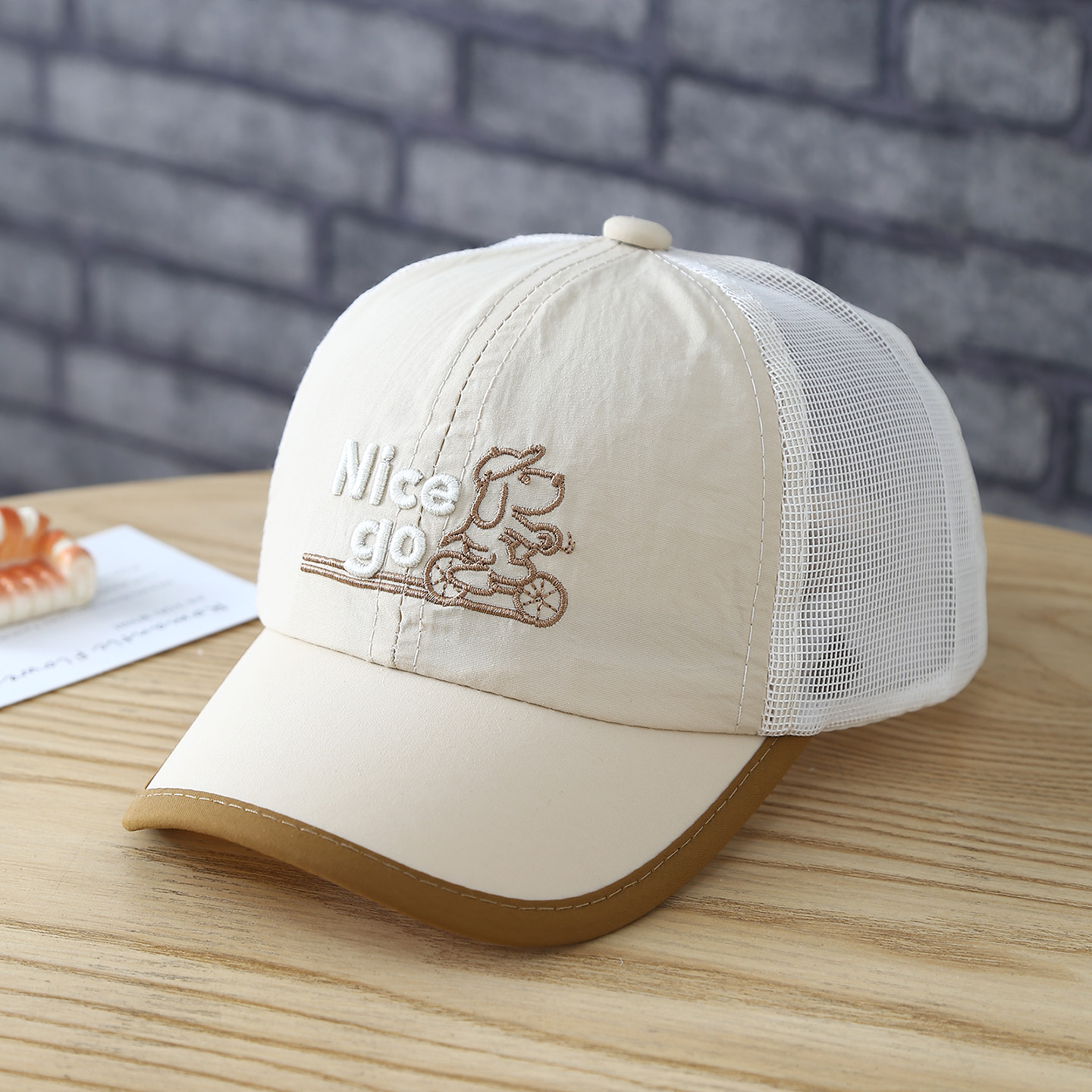 Capuz de beisebol com malha rá - Embroidery Cap avaliação e preço