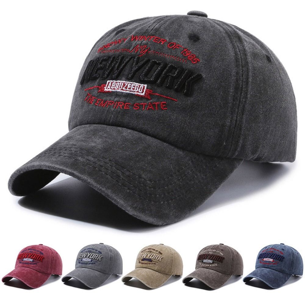 Boné Casual com Bordado de Let - Embroidery York avaliação e preço