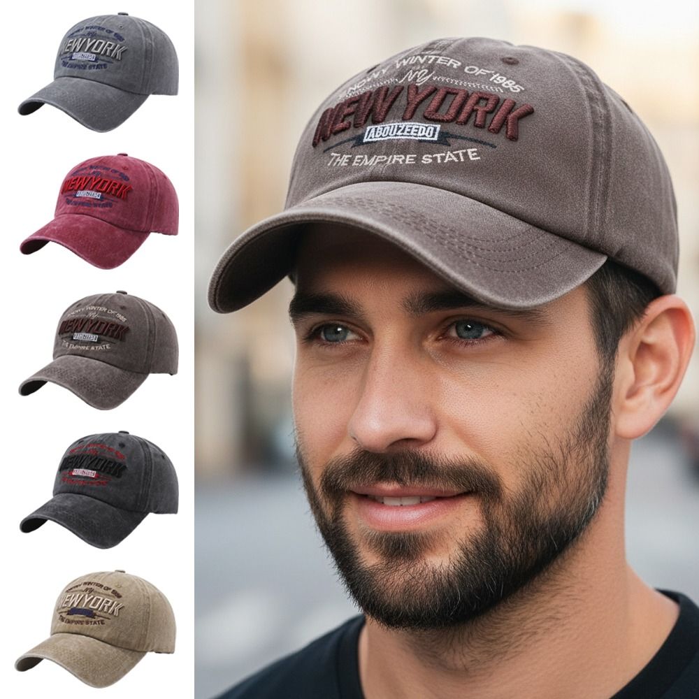 Boné Casual com Bordado de Let - Embroidery York avaliação e preço