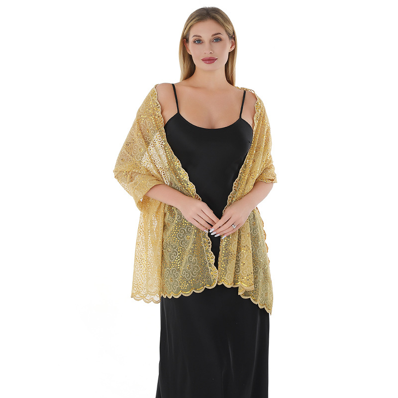 Xales e Capas Femininas para N - Embroidery Shawl avaliação e preço