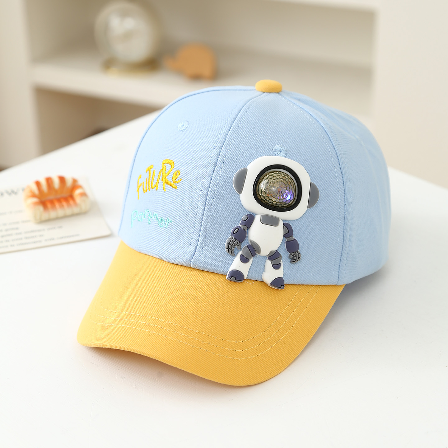 Boneco Robô de Borracha Macia  - Embroidery Cap avaliação e preço