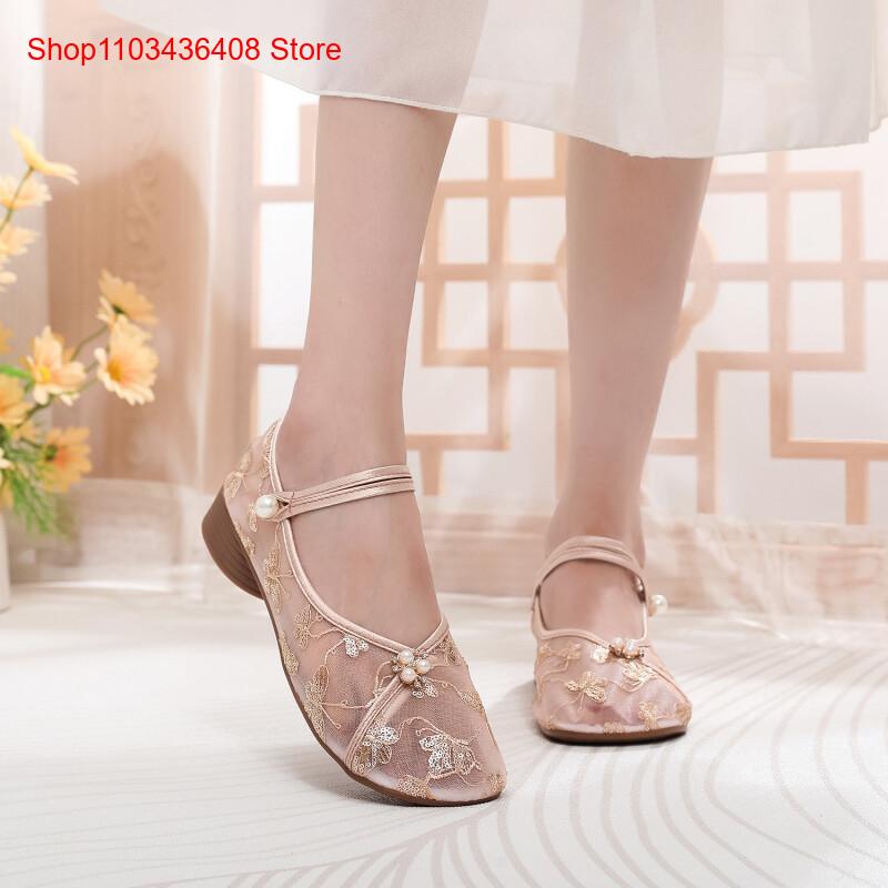 Novos Sapatos de Malha com Sal - Embroidery Shoes avaliação e preço