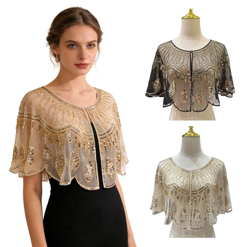 Xale de Moda Estilo Flapper An - Embroidery Shawl avaliação e preço
