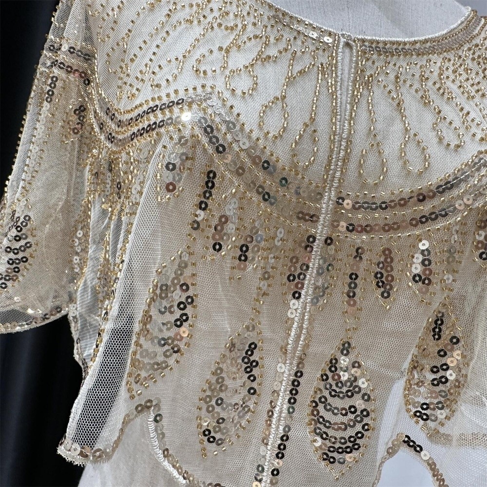 Xale de Moda Estilo Flapper An - Embroidery Shawl avaliação e preço