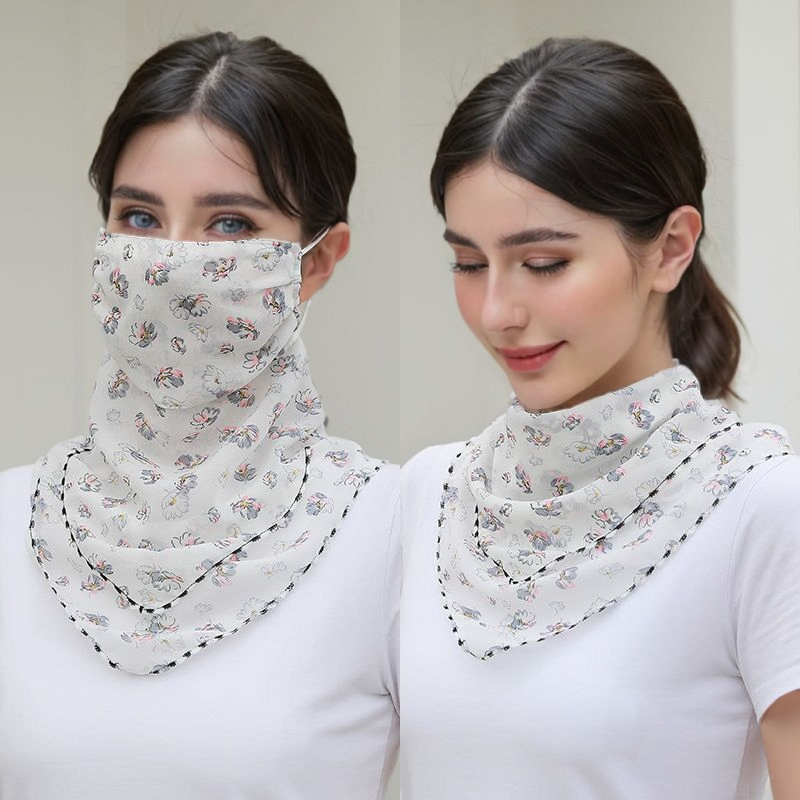 Máscara Facial e Lenço de Pesc - Embroidery Yarn avaliação e preço