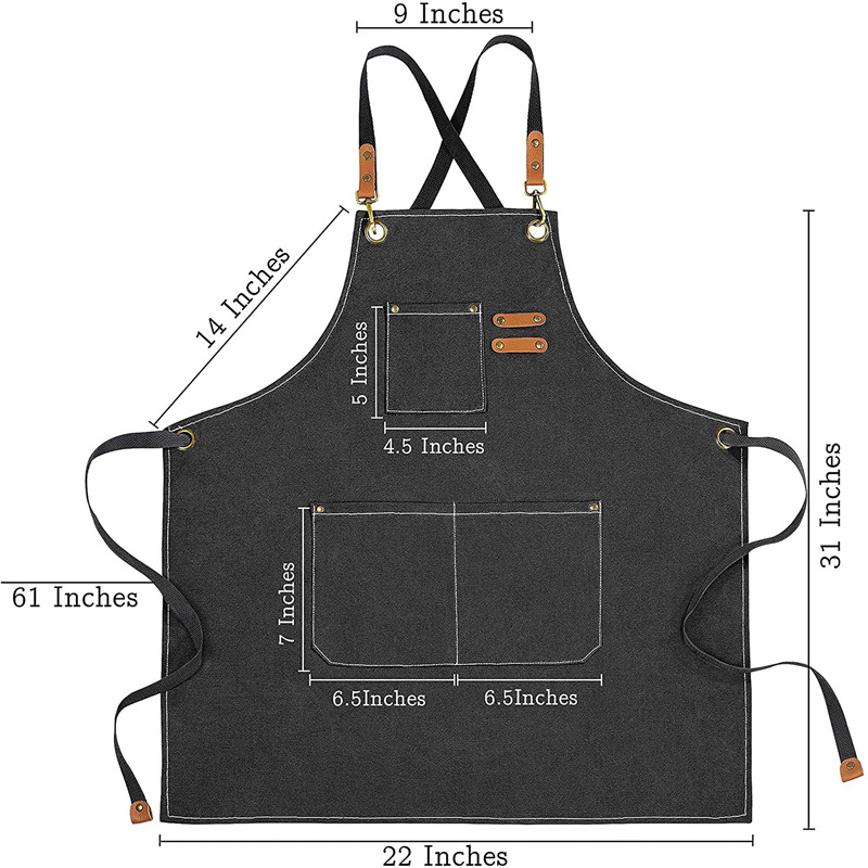 Avental de lona personalizado  - Embroidery Kitchen avaliação e preço