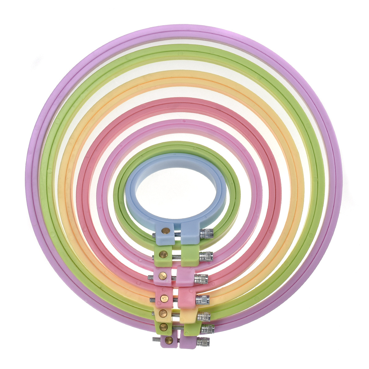 1/7 peças 7-25cm Bastidor de B - Embroidery Hooping avaliação e preço