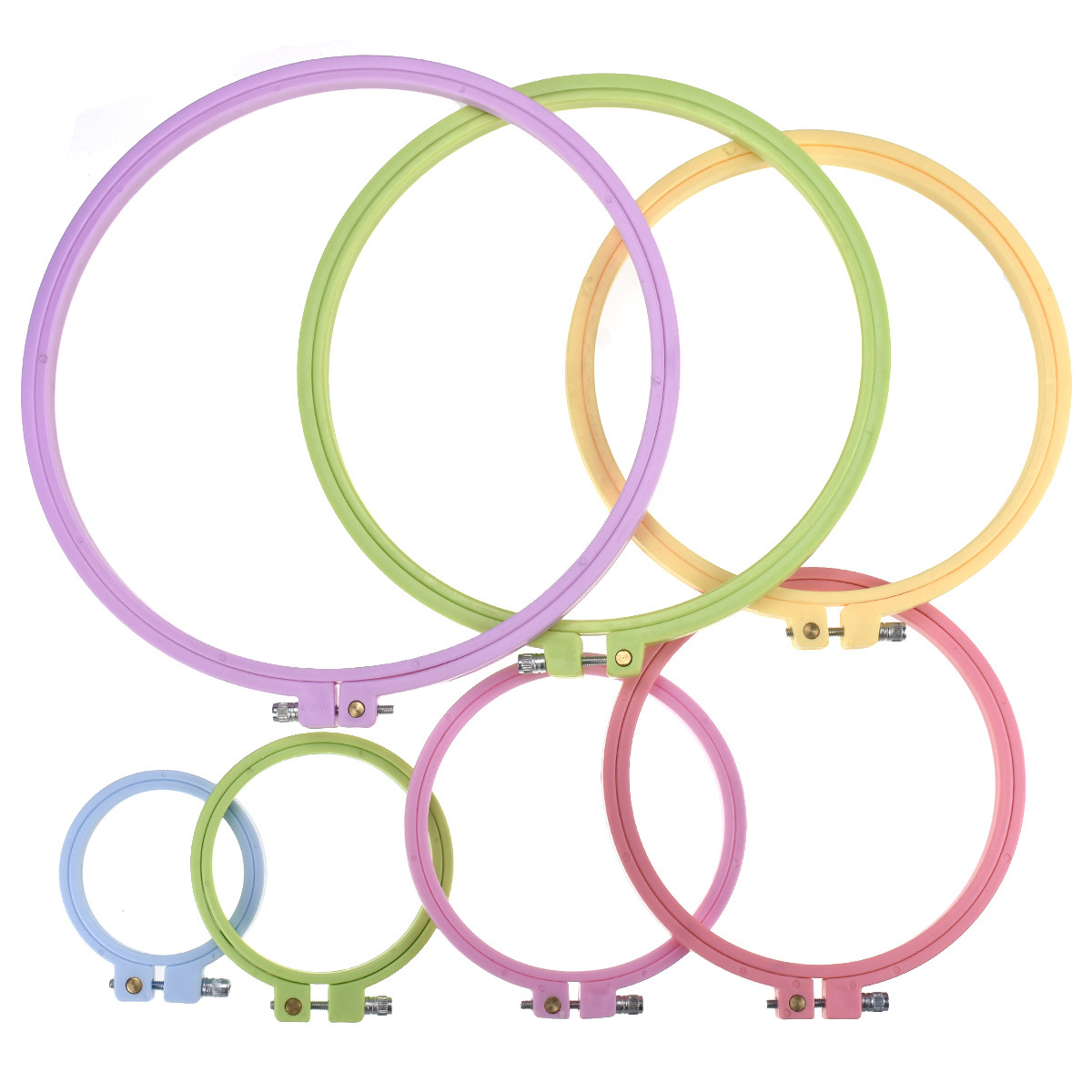 1/7 peças 7-25cm Bastidor de B - Embroidery Hooping avaliação e preço