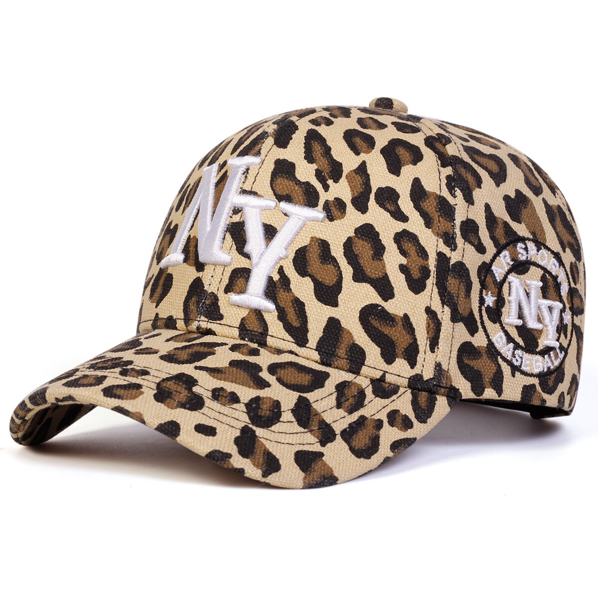 Boné com Estampa de Leopardo e - Embroidery York avaliação e preço
