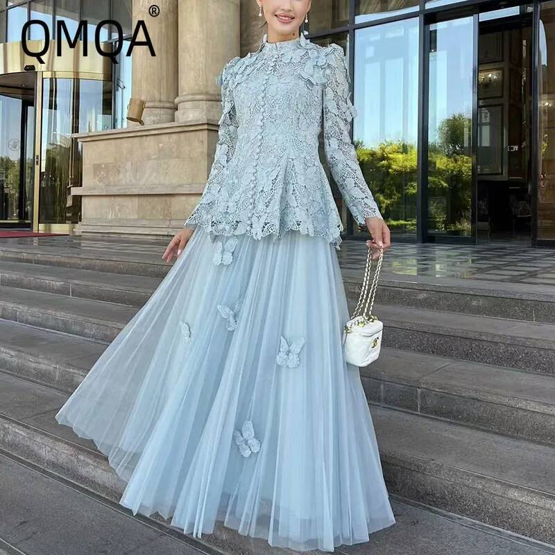 Qmqa moda feminina elegante 2  - Embroidery Underlay avaliação e preço
