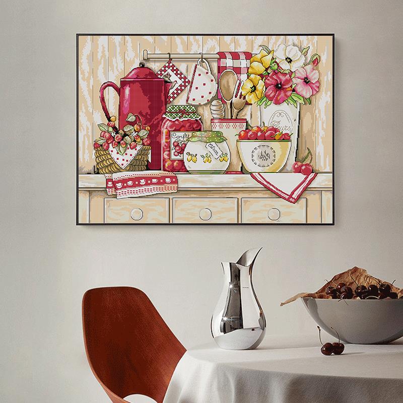 Cozinha aconchegante contado e - Embroidery Kitchen avaliação e preço