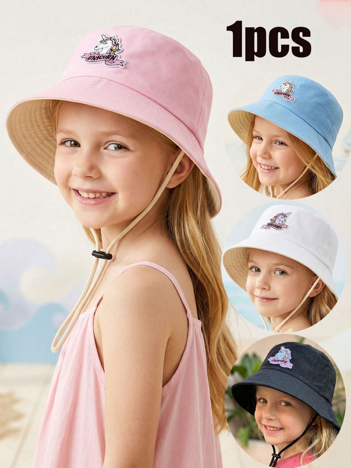 Chapéu de Sol Infantil Unicórn - Embroidery Cap avaliação e preço