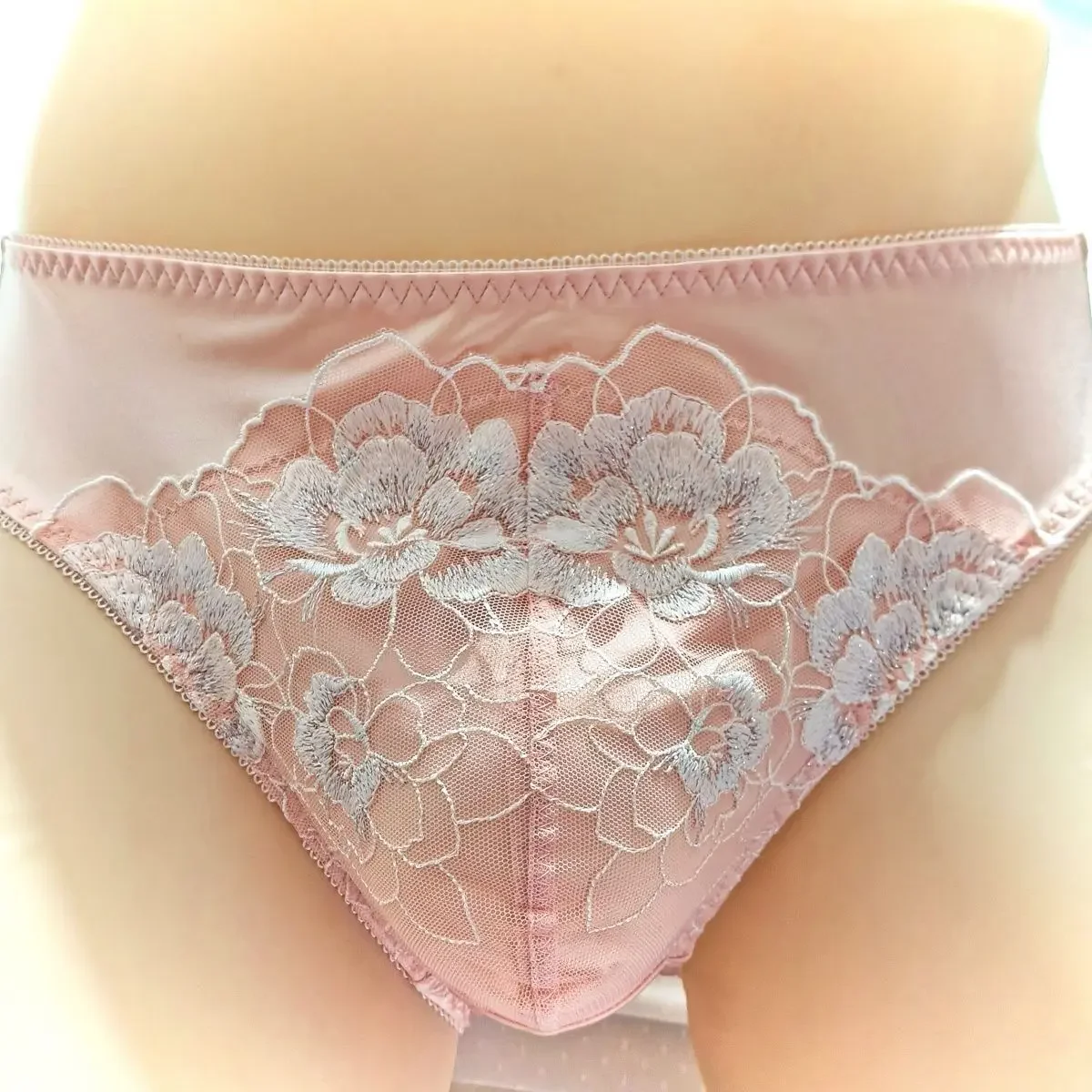Cuecas Masculinas Rosa com Bor - Embroidery Underwear avaliação e preço