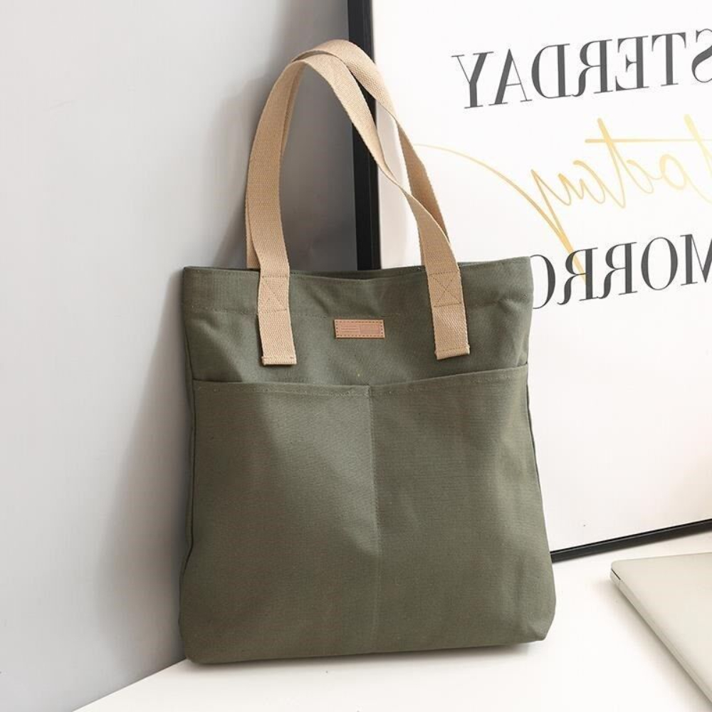 Bolsa Tote Feminina de Lona co - Embroidery Yarn avaliação e preço