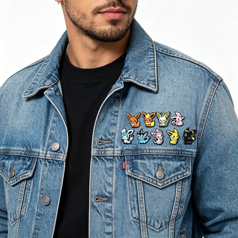 Conjunto de 9 Broches de Anime - Embroidery Outfit avaliação e preço