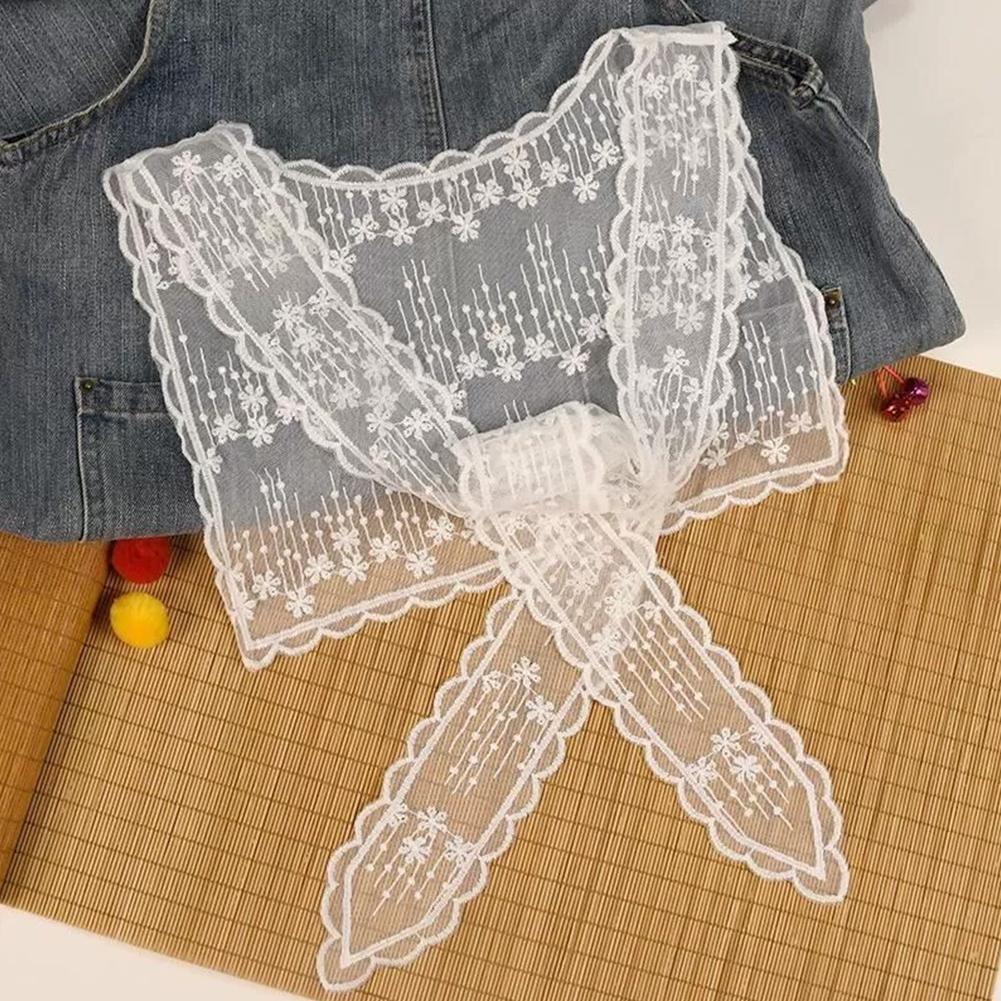 Lenço de Renda Francesa para M - Embroidery Shawl avaliação e preço