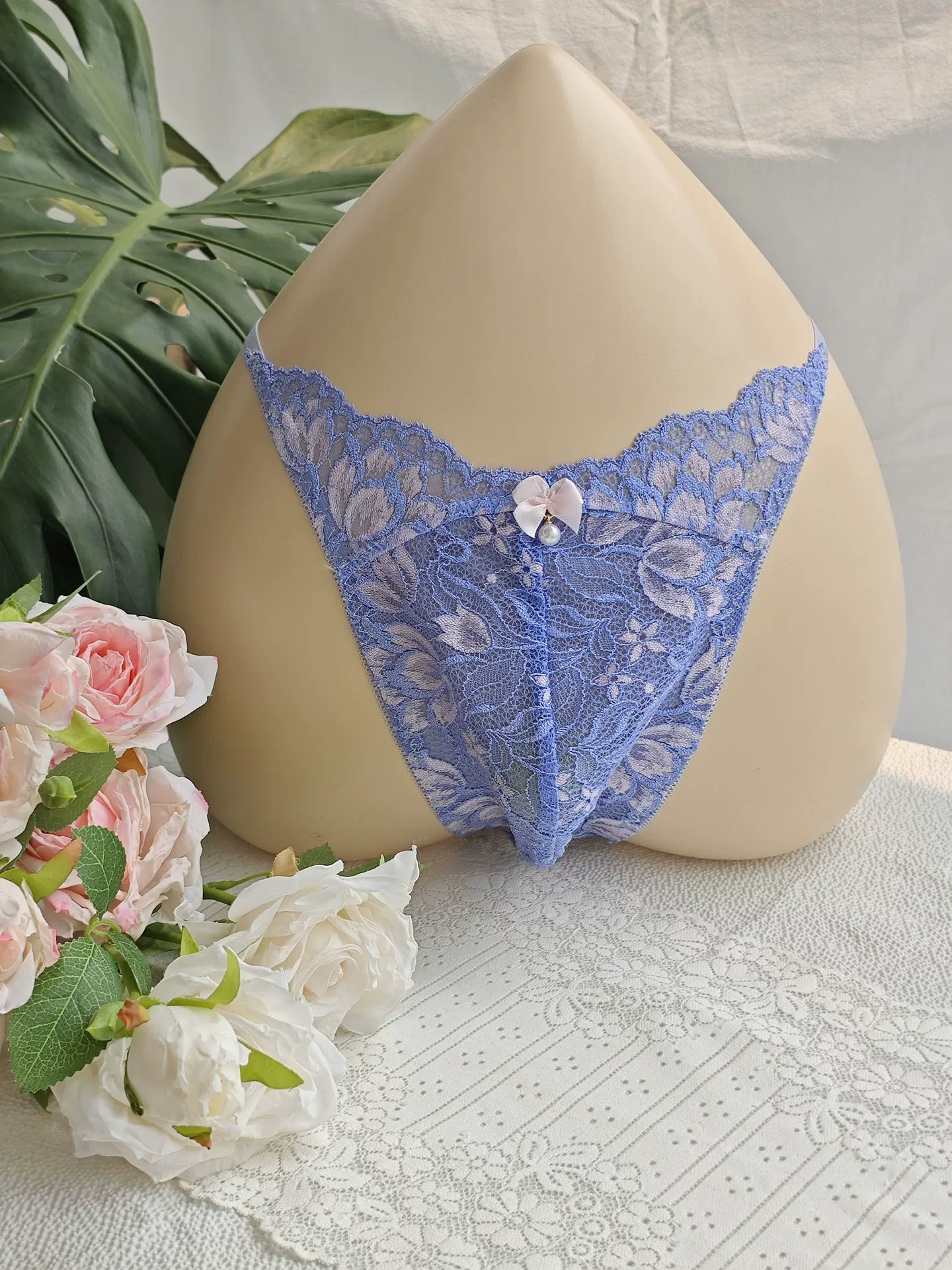 Cueca Masculina de Renda Preta - Embroidery Underwear avaliação e preço