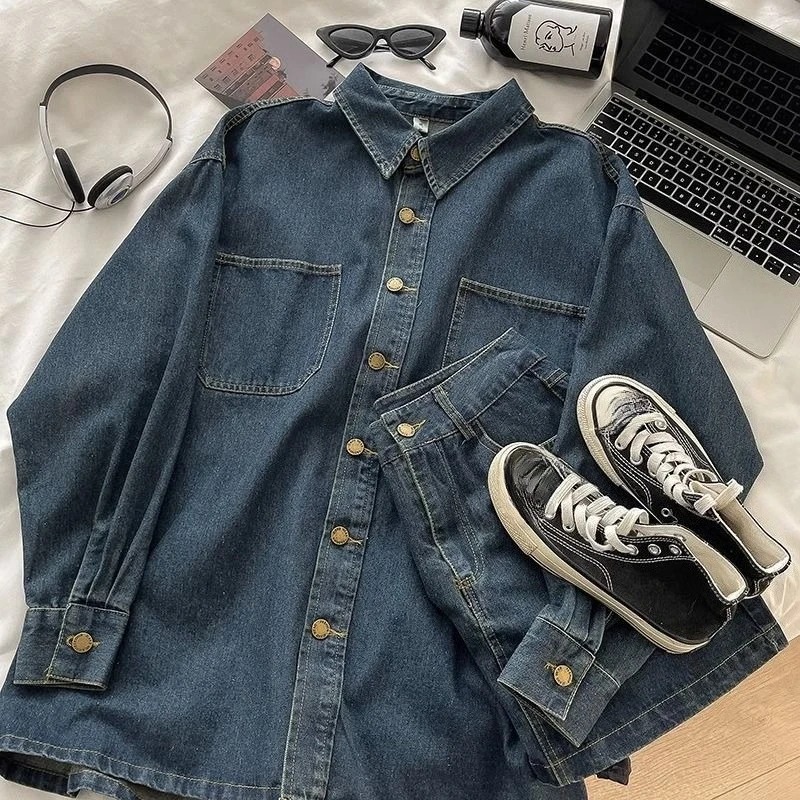 Conjunto de Saia Jeans Y2K: Ja - Embroidery Style avaliação e preço