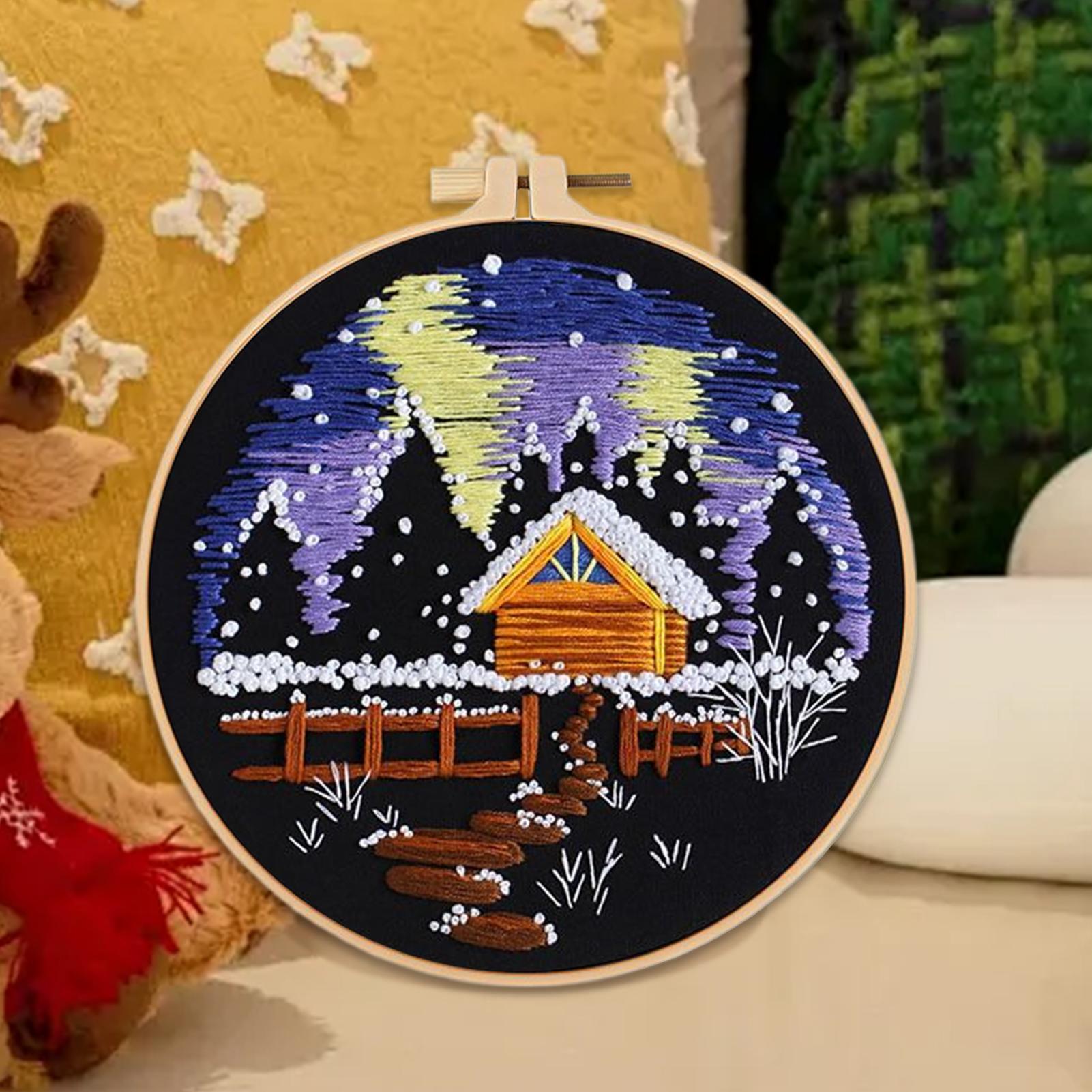 Kit de bordado de natal, fácil - Embroidery Kitchen avaliação e preço
