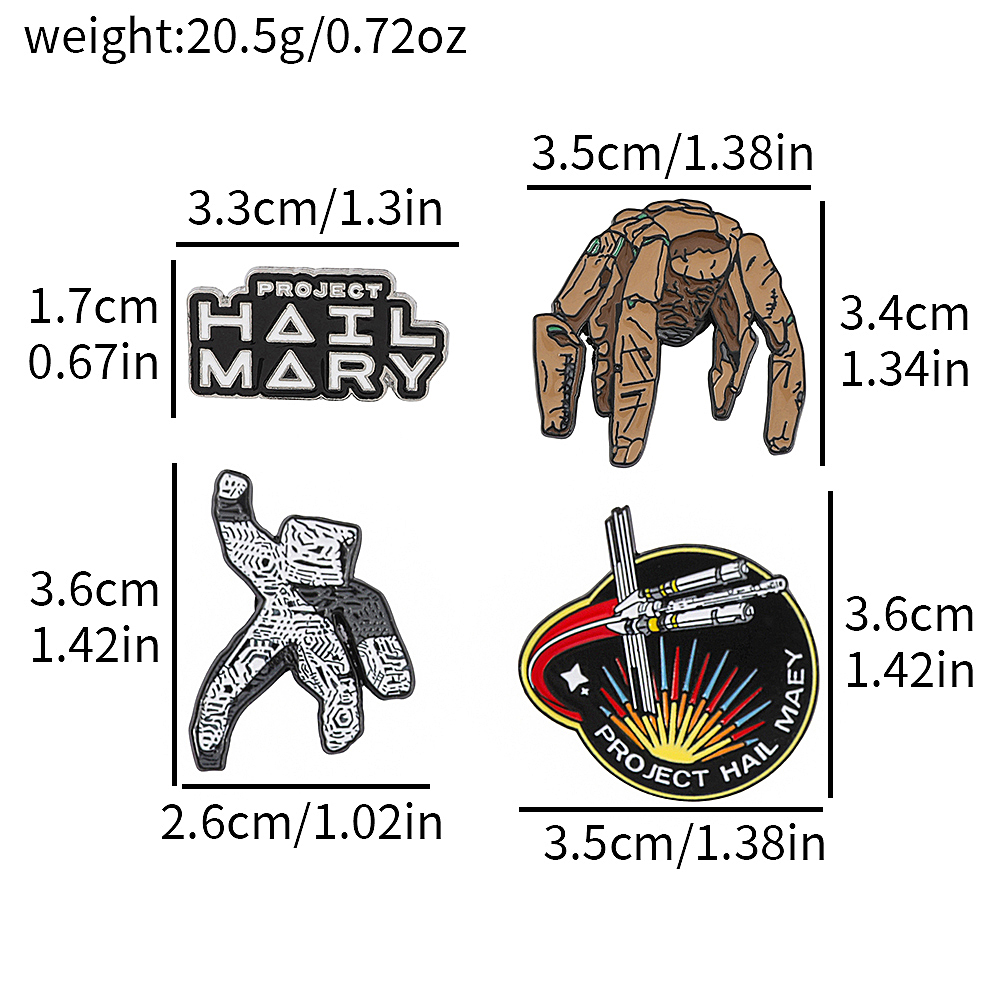 Conjunto de 4 Pins Esmaltados  - Embroidery Outfit avaliação e preço