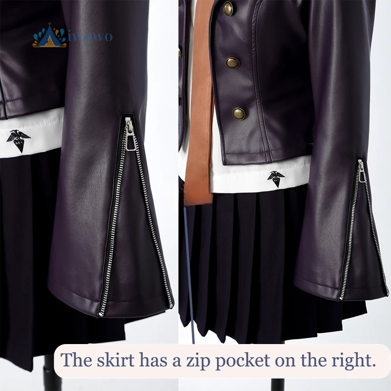 Kirigiri Kyoko Cosplay Bordado - Embroidery Skirt avaliação e preço