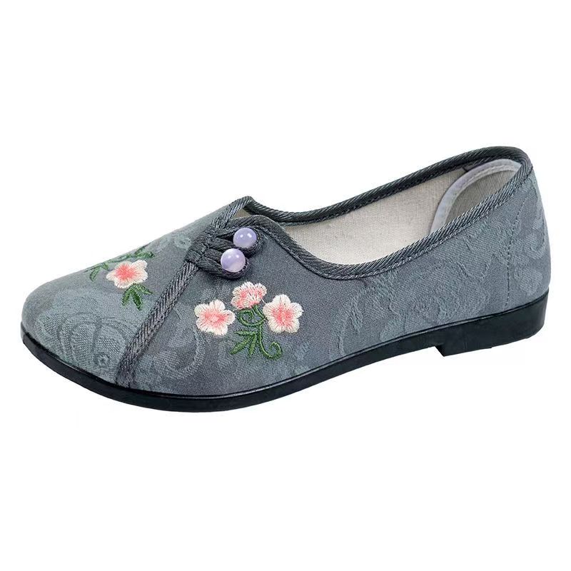 Sapatos femininos estilo chinê - Embroidery Style avaliação e preço