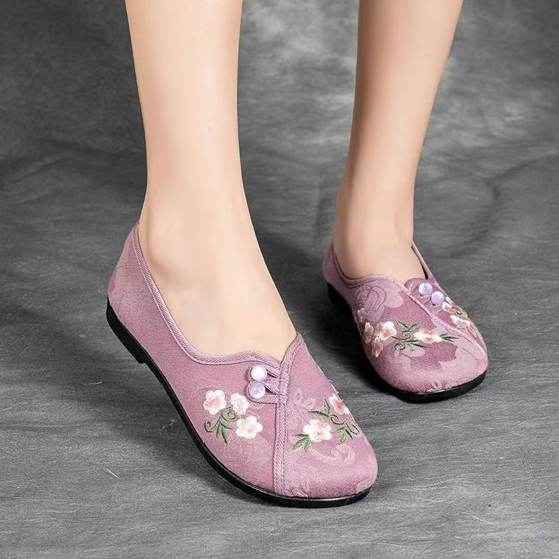 Sapatos femininos estilo chinê - Embroidery Style avaliação e preço