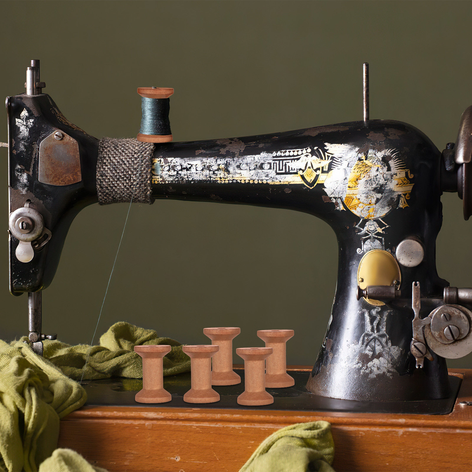 20 Peças de Bobinas de Madeira - Embroidery Yarn avaliação e preço