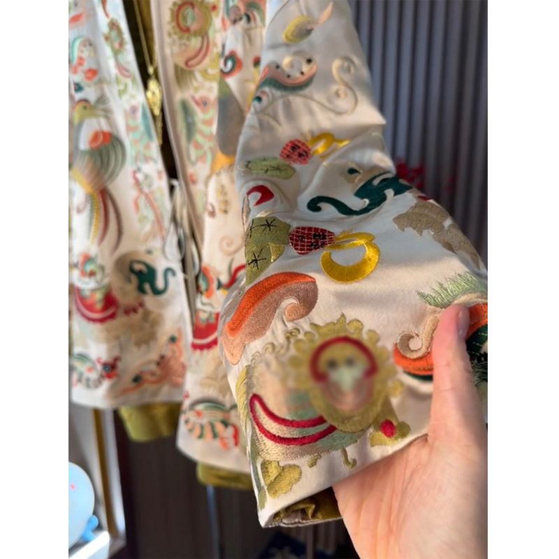 Novo Cardigã Kimono Estilo Chi - Embroidery Style avaliação e preço