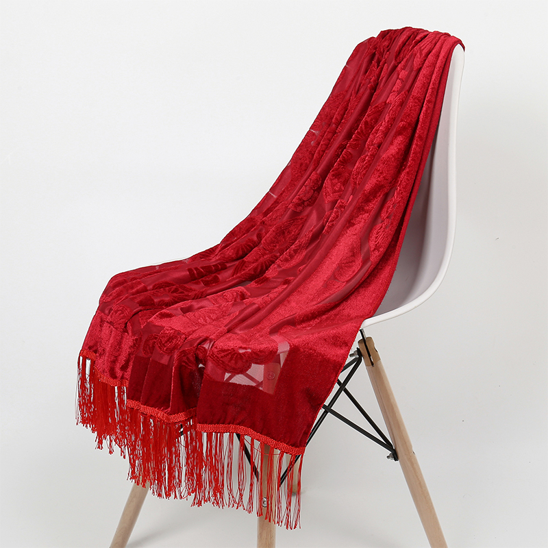 Xale de luxo bordado de seda p - Embroidery Shawl avaliação e preço