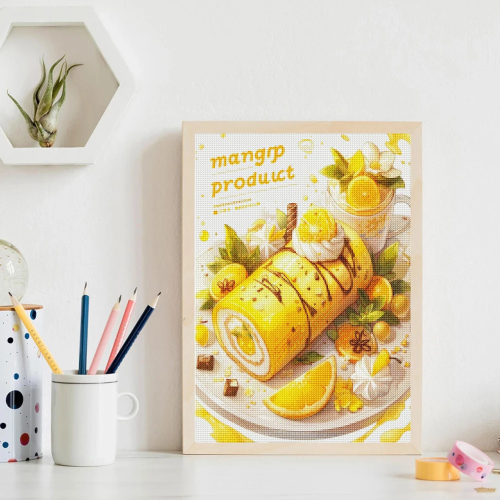 Diy paisagem pintura diamante  - Embroidery Kitchen avaliação e preço